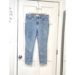 Marc New York Jeans Womens Sz 10 Blue Acid Washed High Rise Skinny Stretch Y2K